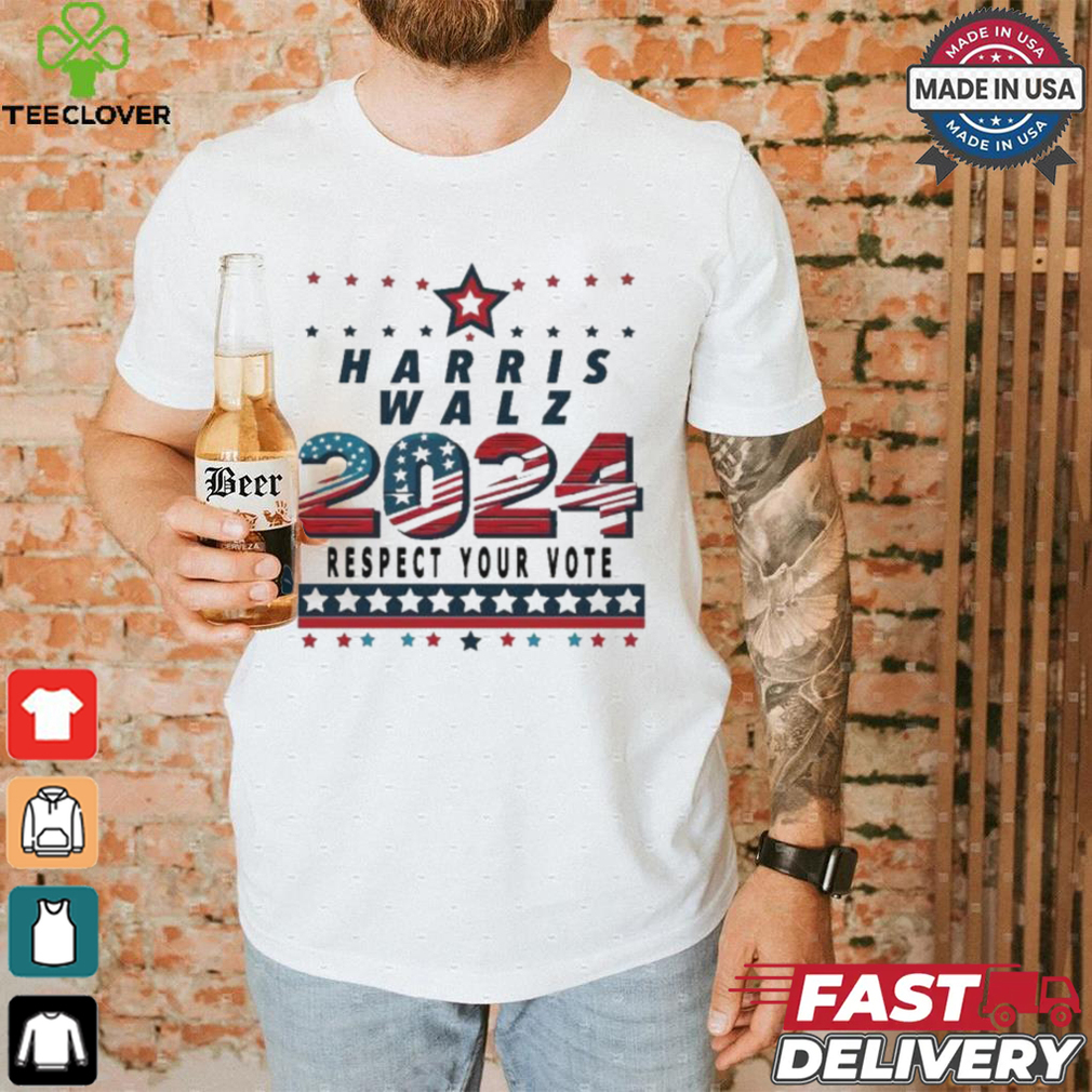 Official Harris Walz 2024 Respect Your Vote T shirt Official Harris Walz 2024 Respect Your Vote T shirt