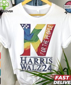 Official Harris Walz Racerback For THe People 24 T Shirt