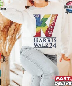 Official Harris Walz Racerback For THe People 24 T Shirt