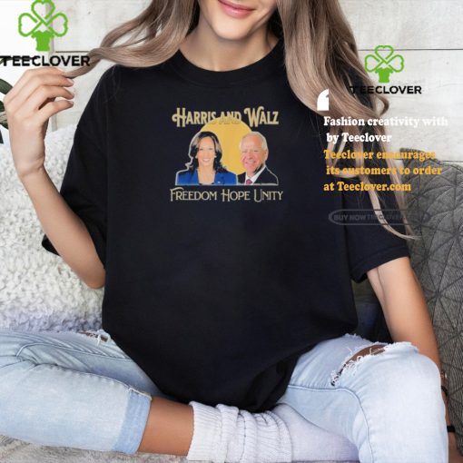 Official Harris and Walz Freedom Hope Unity Shirt