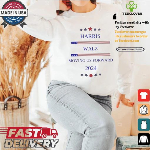 Official Harris and Walz Moving Us Forward 2024 Shirt
