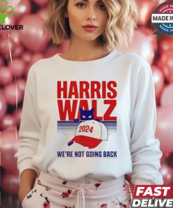 Official Harris walz we’re not going back cat lady 2024 T shirt