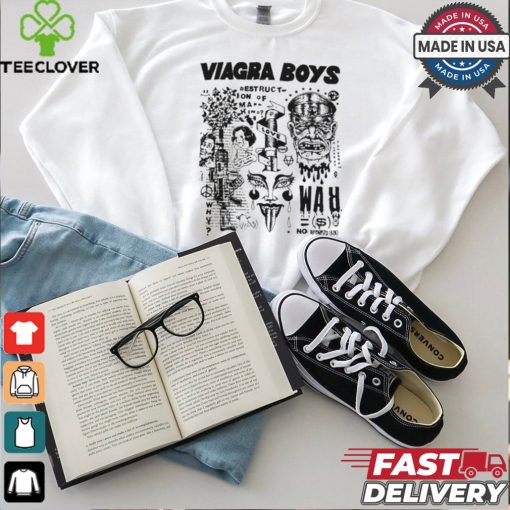 Official Harry Daniels Viagra Boys Destruction Of Mankind No War t shirt