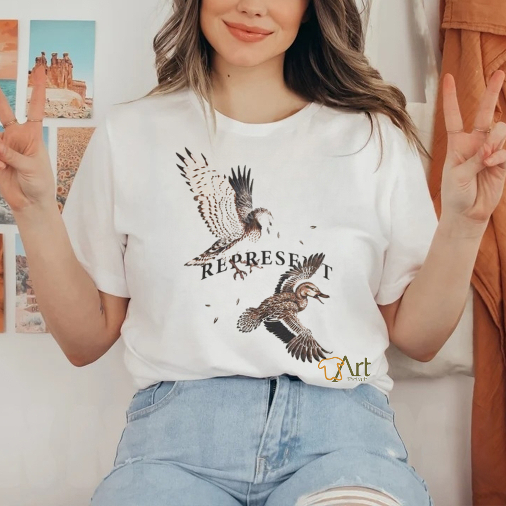Official Harvey Nichols Store Represent Birds Of Prey Printed Tee Cream Harveynichols shirt Official Harvey Nichols Store Represent Birds Of Prey Printed Tee Cream Harveynichols shirt