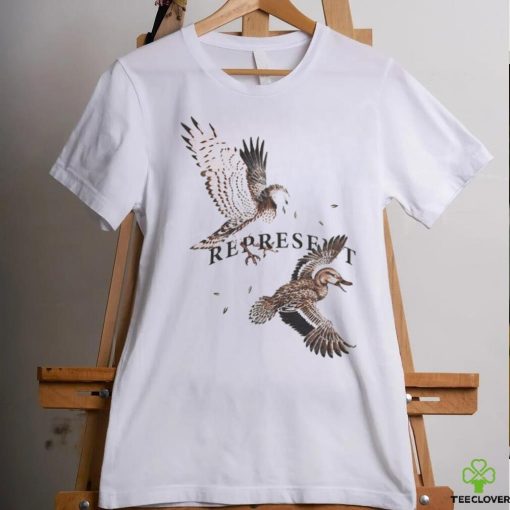 Official Harvey Nichols Store Represent Birds Of Prey Printed Tee Cream Harveynichols shirt