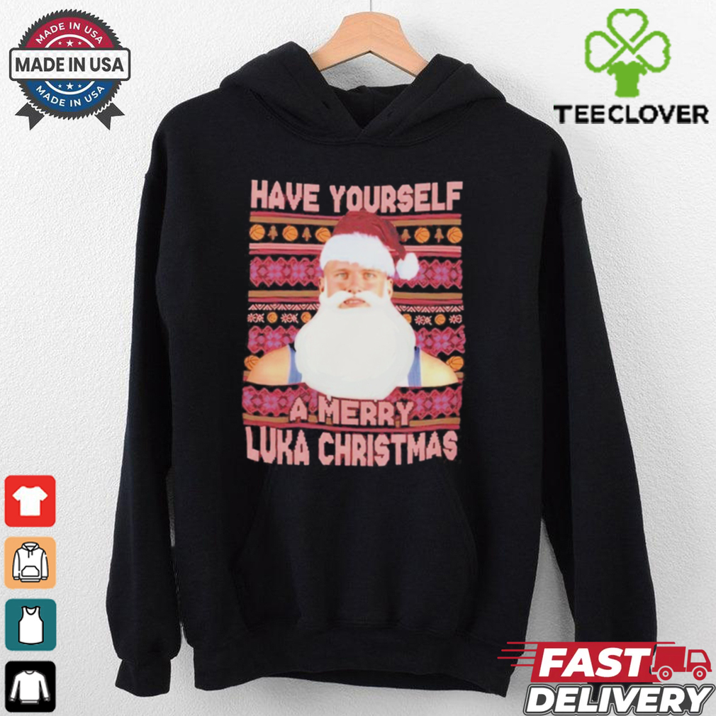 Official Have Yourself A Merry Luka Christmas T Shirt Official Have Yourself A Merry Luka Christmas T Shirt