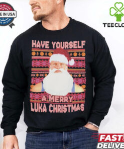 Official Have Yourself A Merry Luka Christmas T Shirt
