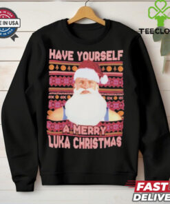 Official Have Yourself A Merry Luka Christmas T Shirt