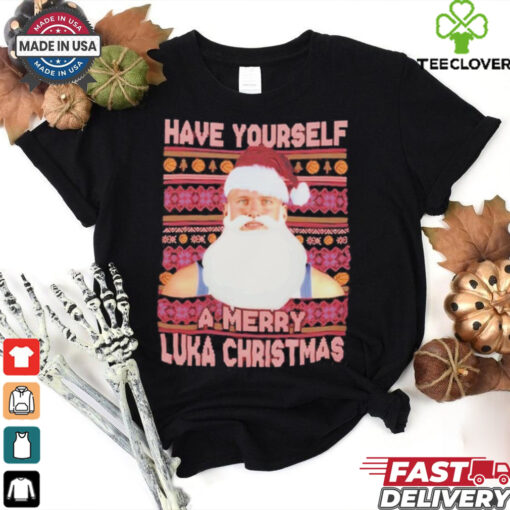 Official Have Yourself A Merry Luka Christmas T Shirt