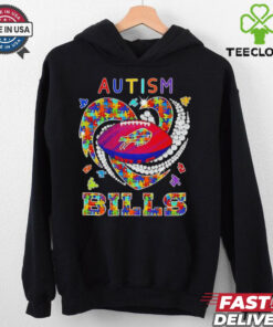 Official Heart Autism Buffalo Bills Football Colors shirt