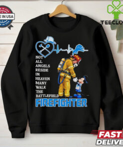 Official Heartbeat Detroit Lions Mickey Firefighter 