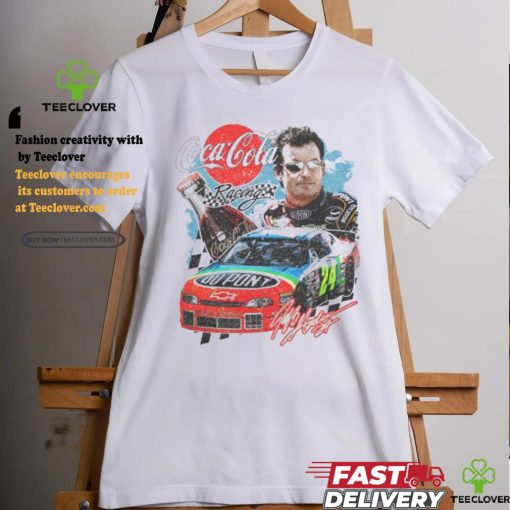 Official Heavyweight Legends Jeff Gordan Coca Cola Racing Vintage T Shirt