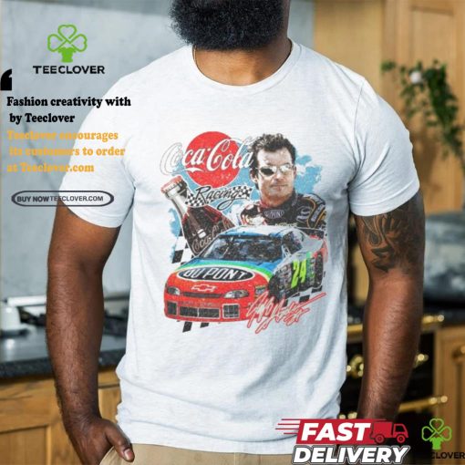 Official Heavyweight Legends Jeff Gordan Coca Cola Racing Vintage T Shirt