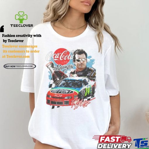 Official Heavyweight Legends Jeff Gordan Coca Cola Racing Vintage T Shirt