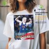 Official Team USA 4x100M Relay Gold Medal Paris Olympic 2024 Poster t shirt