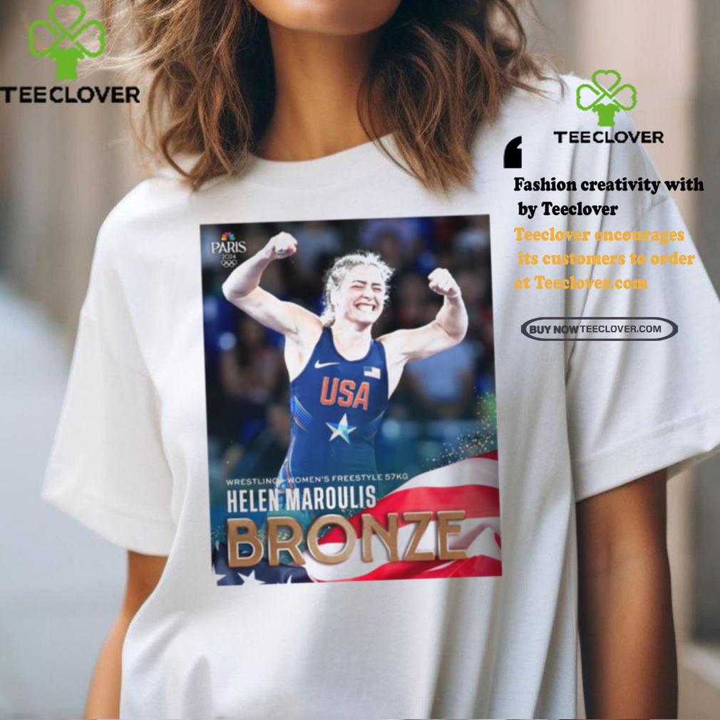 Official Helen Maroulis Bronze Medal Wrestling Women’s Freestyle 57kg Paris Olympic 2024 Poster t shirt Official Helen Maroulis Bronze Medal Wrestling Women’s Freestyle 57kg Paris Olympic 2024 Poster t shirt