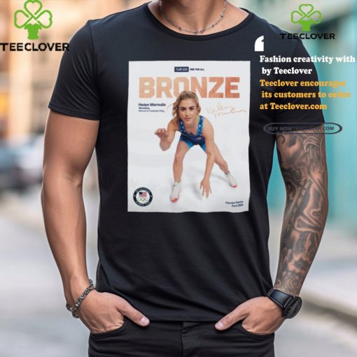 Official Helen Maroulis Team USA Bronze Medal Wrestling Women’s Freestyle 57kg Olympic Games Paris 2024 Signature Poster t shirt