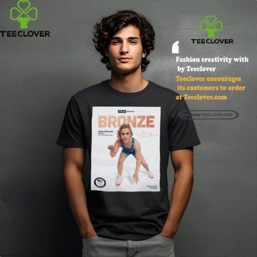 Official Helen Maroulis Team USA Bronze Medal Wrestling Women’s Freestyle 57kg Olympic Games Paris 2024 Signature Poster t shirt