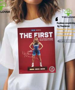 Official Helen Maroulis Team USA The First US Woman To Win Three Olympic Medals In Wrestling Signature Poster t shirt