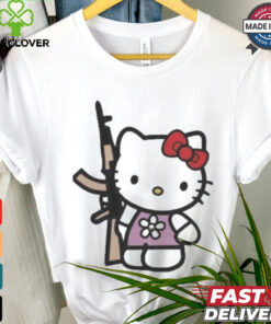 Official Hello Kitty With Gun AK 47 T Shirt 1 Official Hello Kitty With Gun AK 47 T Shirt