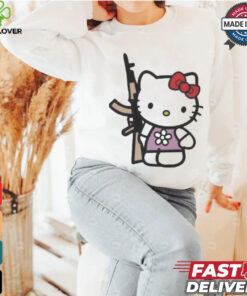 Official Hello Kitty With Gun AK 47 T Shirt 3 Official Hello Kitty With Gun AK 47 T Shirt