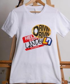 Official Hello My Name Is Lando Driven Race 100 Shirt