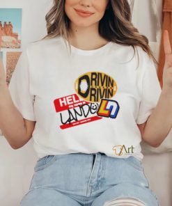 Official Hello My Name Is Lando Driven Race 100 Shirt