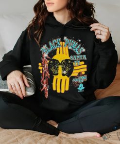 Official Hellomerch Black Pumas Santa Fe T Shirt
