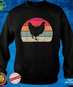 Official Hen Vintage Cool Hen Savana Chicken Animal Lover 60s 70s T Shirt Hoodie, Sweat