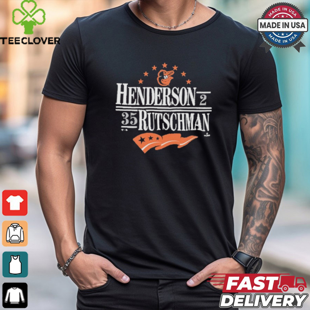 Official Henderson Rutschman Baltimore Orioles Mlb Multi Player ’47 Franklin Shirt Official Henderson Rutschman Baltimore Orioles Mlb Multi Player ’47 Franklin Shirt
