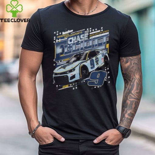 Official Hendrick Motorsports Team Collection Navy Chase Elliott Kelly Blue Book Draft T Shirt