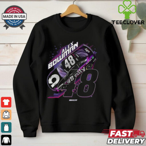 Official Hendrick Motorsports Team Collection Purple Alex Bowman Car 2025 Shirt