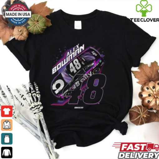 Official Hendrick Motorsports Team Collection Purple Alex Bowman Car 2025 Shirt
