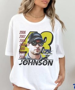 Official Hendrick Motorsports x Homefield Retro Inspired Jimmie Johnson 7 Time Champ T Shirt