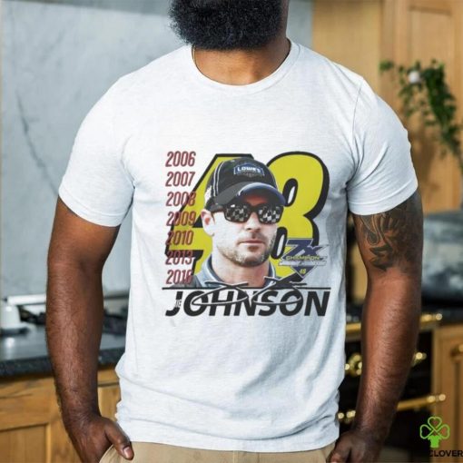 Official Hendrick Motorsports x Homefield Retro Inspired Jimmie Johnson 7 Time Champ T Shirt