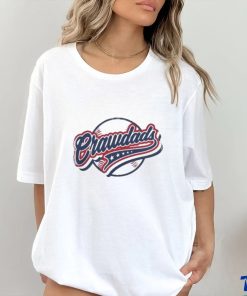 Official Hickory crawdads cursive usa ivory T shirt
