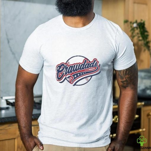 Official Hickory crawdads cursive usa ivory T shirt