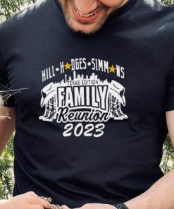 Official Hill Hodges Simmons Texas Edition Family Reunion 2023 Logo Shirt