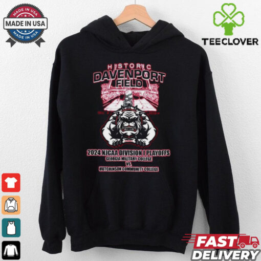 Official Historic Davenport Field 2024 NJCAA Division I Playoffs Georgia Military College Vs Hutchinson Community College t shirt