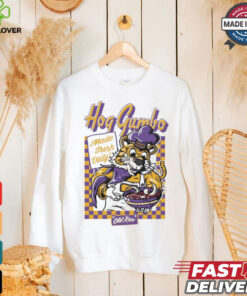 Official Hog Gumbo Made Fresh Daily LSU Tigers Vs Arkansas Razorbacks Graphic t shirt