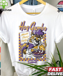 Official Hog Gumbo Made Fresh Daily LSU Tigers Vs Arkansas Razorbacks Graphic t hoodie, sweater, longsleeve, shirt v-neck, t-shirt