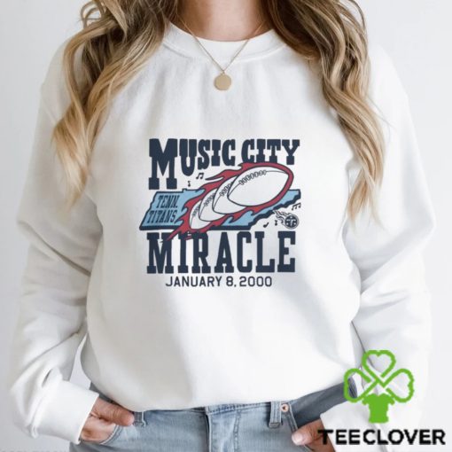 Official Homage Nfl Tennessee Titans Music City Miracle T Shirt