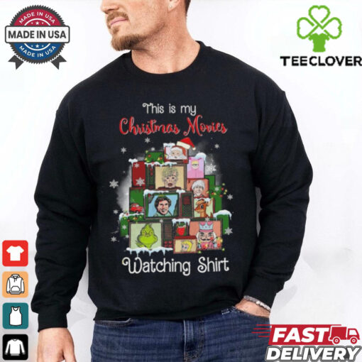 Official Home Alone Grinch Elf This Is My Christmas Movies Watching 2024 Shirt