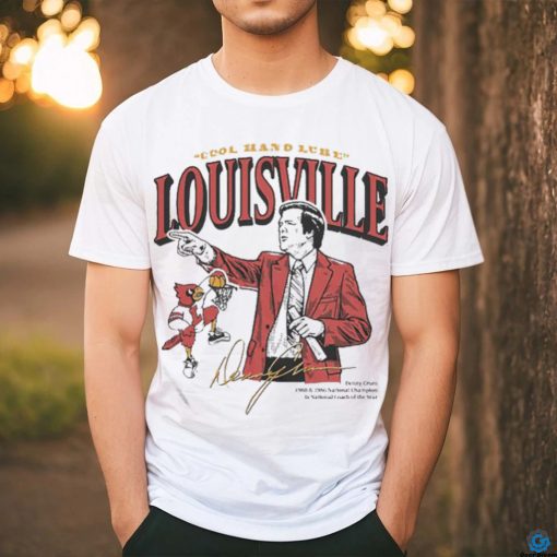 Official Homefield Cream Louisville Cardinals The Denny Crum Legacy Collection T Shirt