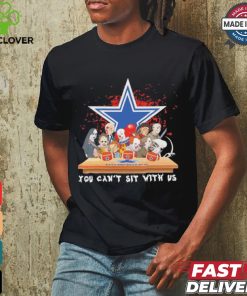 Official Horror Characters Movie Team You Can’t Sit With Us Dallas Cowboys Halloween Shirt