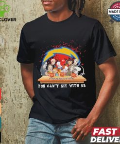 Official Horror Characters Movie Team You Can’t Sit With Us Los Angeles Chargers Halloween Shirt