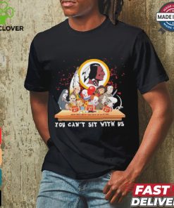 Official Horror Characters Movie Team You Can’t Sit With Us Washington Redskins Halloween Shirt