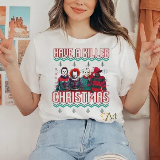 Official Horror Movies Characters Have A Killer Christmas Shirt