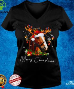 Official Horse Reindeer Merry Christmas Shirt hoodie, sweater