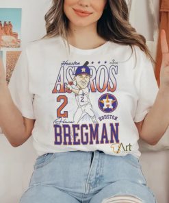 Official Houston Alex Bregman Caricature Baseball Shirt
